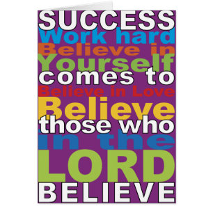 Cartão Sucesso brilhante