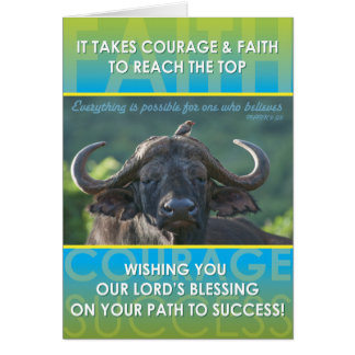 Cartão Sucesso do búfalo