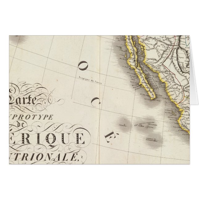 Cartão Sudoeste da América do Norte (Frente Horizontal)