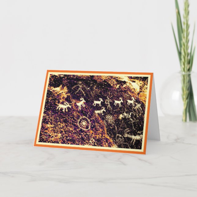 CARTÃO SUDOESTE DO AMERICANO DO DESERTO DE NEVADA DOS (Frente)