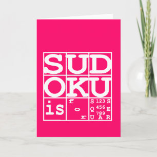 Cartão Sudoku é para praças