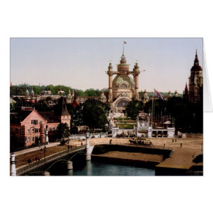 Cartão Suecia de Éstocolmo da feira de mundo