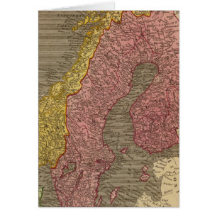 Cartão Suecia, Dinamarca, Noruega