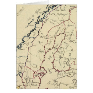 Cartão Suecia, Dinamarca, Noruega 2