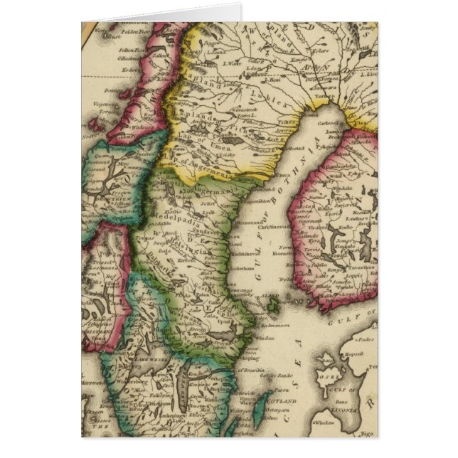 Cartão Suecia e Noruega 2 (Frente)