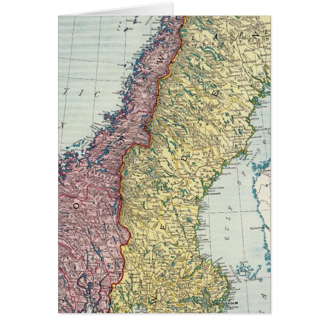 Cartão Suecia e Noruega 5 (Frente)