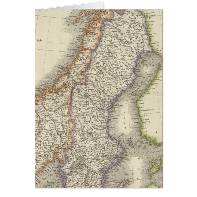 Cartão Suecia e Noruega 6 (Frente)