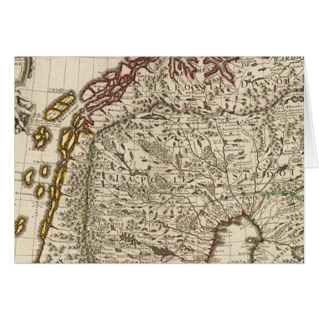 Cartão Suecia, Noruega, Europa (Frente Horizontal)