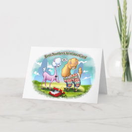 Cartão SUÉTER DE ALPACA (semi-brilho) por Jeff Willis Art