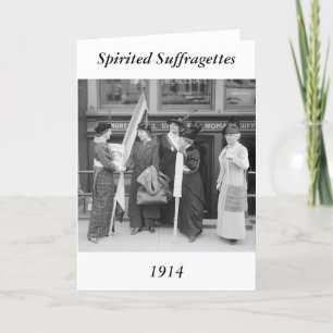 Cartão Suffragetes Espiritados, 1914