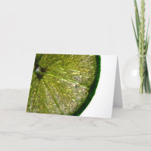 Cartão Sugar Coated Lime Slice