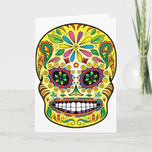 Cartão Sugar Skull