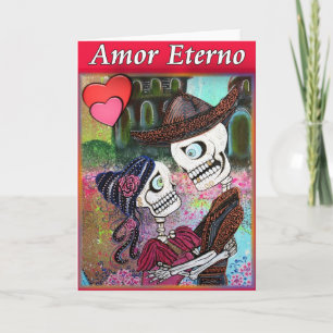 Cartão Sugar Skull Greeting Cards