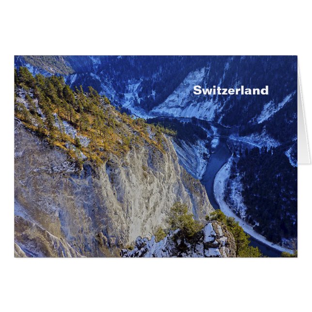 Cartão Suiça (Frente Horizontal)