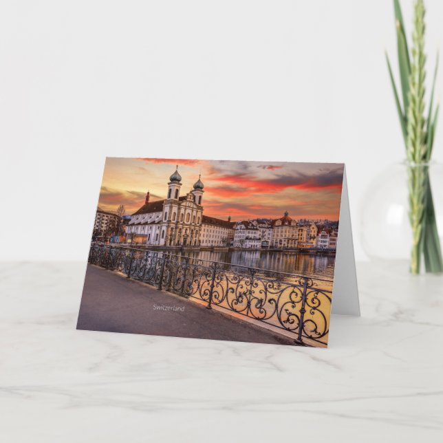 Cartão Suiça Cênnica (Frente)