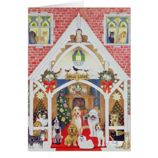 Cartão Suiças preto e branco (Frente)