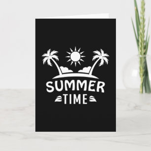 Cartão Summer Beach Sea Sun Vacting Surf Legal dote engra