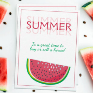 Cartão Summer é um momento doce para vender uma placa de