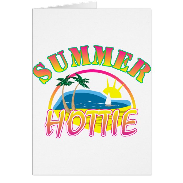 Cartão Summer Hottie (Frente)