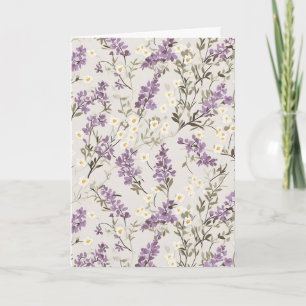 Cartão Summer Lilac Collection for Birthday