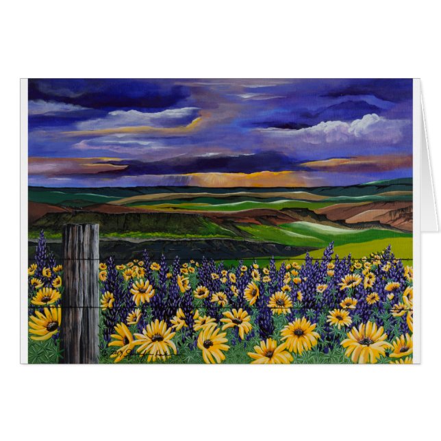 Cartão Summer Storm (Frente Horizontal)