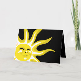 Cartão Summer Sun, Sunny Sunshine Saudação