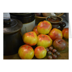 Cartão Summer Tomato Harvest