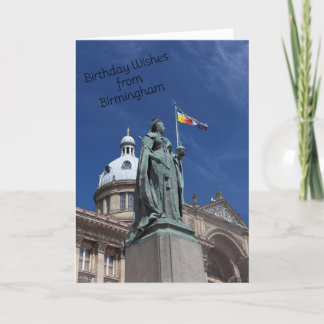Cartão Summertime em Birmingham Birthday Card
