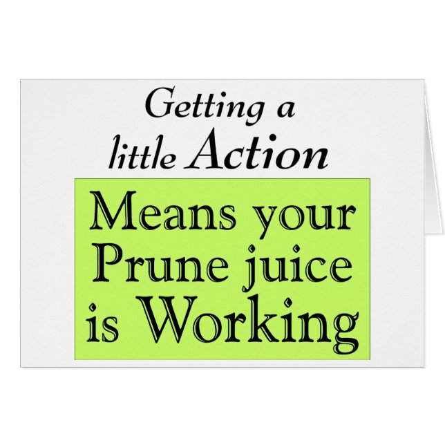 Cartão Sumo de ameixa (Frente Horizontal)