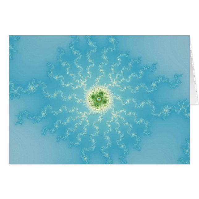 Cartão Sun 1 - Placa Fractal (Frente Horizontal)