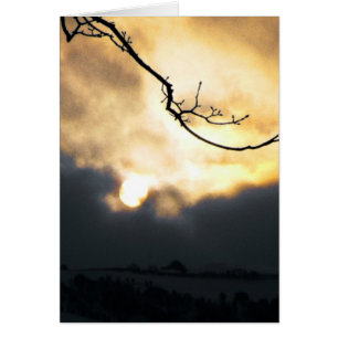 Cartão Sun de inverno