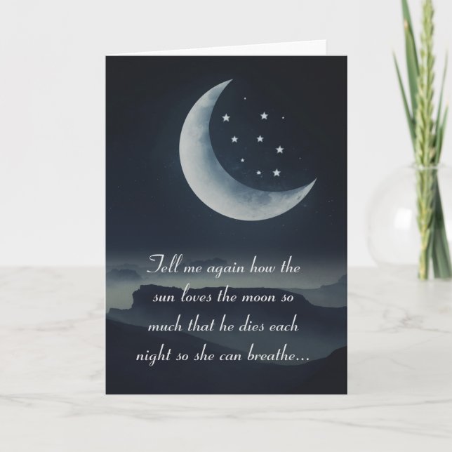 Cartão Sun e Moon Verse (Frente)