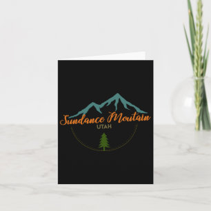 Cartão Sundance Mountain Utah - Snowboard - Aventura de E