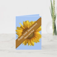 Sunflower Editável no 64º aniversário