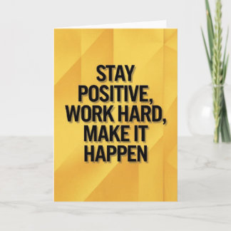 Cartão Sunflower Field "BELIEVE" Inspirational Hope Card