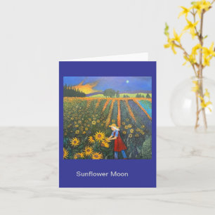 Cartão Sunflower Moon