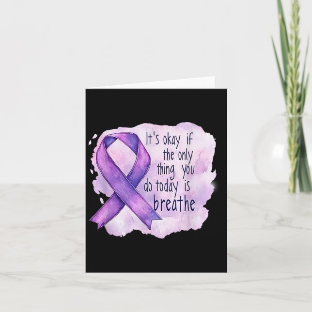 Cartão Sunflower Suicide Awareness  (Frente)