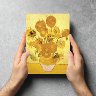 Cartão Sunflower Vincent van Gogh Fine Art Card