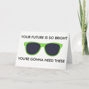 Cartão SUNGLASS Graduation