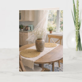 Cartão Sunlit Cottage Table Card – French Country