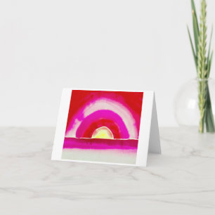 Cartão Sunrise, Georgia O'Keeffe, Belas Artes