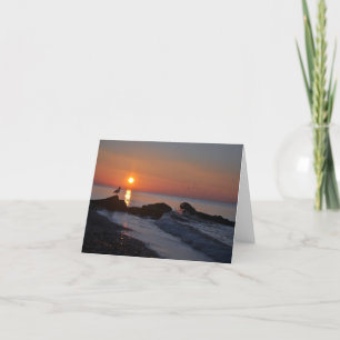 Cartão Sunrise on the Cape Blank Notecard