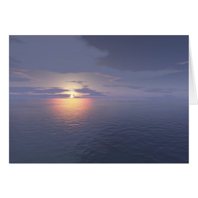 Cartão Sunrise/Sunset (Frente Horizontal)