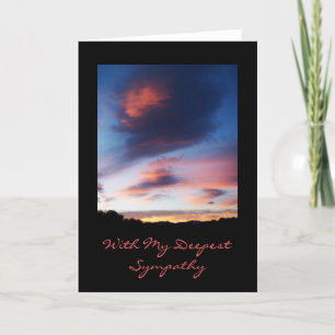 Cartão Sunrise Sympathy Card