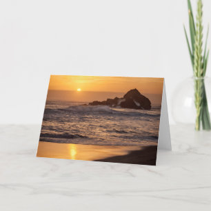 Cartão Sunset At Pfeiffer Beach