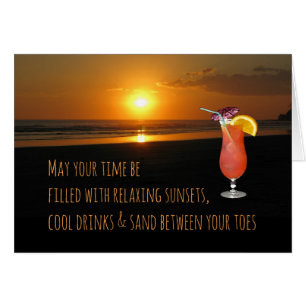 Cartão Sunset & Drink