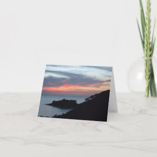 Cartão Sunset em Playa Potrero, Costa Rica