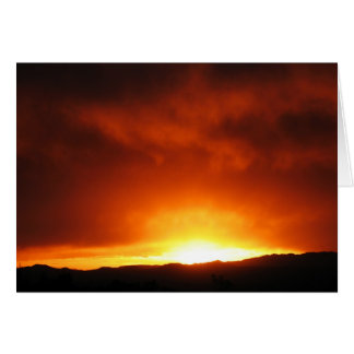 Cartão Sunset in the Sangres by Cynthia Wenslow