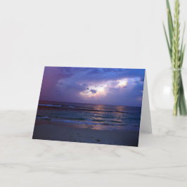 Cartão Sunset jamaicano