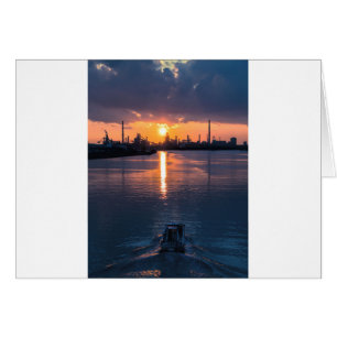 Cartão Sunset Japan Sky